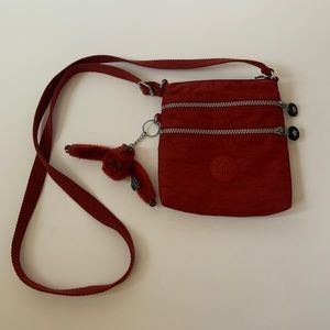 Red crossbody bag
